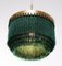 Green Ceiling Lamp Model T601 from Hans-Agne Jakobsson, 1960s, Set of 2 7