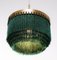 Lampada da soffitto T601 verde di Hans-Agne Jakobsson, anni '60, set di 2, Immagine 7