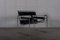 Bauhaus Wassily Chair aus schwarzem Leder, Marcel Breuer zugeschrieben, 1960er 3