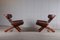Swedish Easy Chairs with Cowhide by Arne Norell, 1970s, Set of 2 10