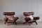 Swedish Easy Chairs with Cowhide by Arne Norell, 1970s, Set of 2 6