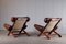 Swedish Easy Chairs with Cowhide by Arne Norell, 1970s, Set of 2 11