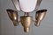 Brass Ceiling Light attributed to Carl-Axel Acking, 1940s, Image 3