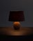 Lámpara de mesa Chamotte atribuida a Gunnar Nylund, Suecia, años 50, Imagen 4