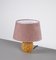 Lámpara de mesa Chamotte atribuida a Gunnar Nylund, Suecia, años 50, Imagen 7