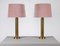 Brass Table Lamps from Kosta Belysning, Sweden, 1970s, Set of 2 8