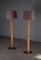 Swedish Brass and Bamboo Floor Lamps attributed to Bergboms, 1970s, Set of 2, Image 7