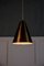 Lampada da soffitto in ottone attribuita a Hans Bergström, anni '50, Immagine 3