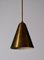 Brass Ceiling Lamp attributed to Hans Bergström, 1950s 2