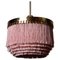 Pink Model T601 Ceiling Lamp by Hans-Agne Jakobsson, 1960s 3