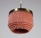 Pink Model T601 Ceiling Lamp by Hans-Agne Jakobsson, 1960s, Image 2