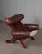Swedish Easy Chair with Cowhide by Arne Norell, 1970s, Image 1