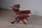 Swedish Easy Chair with Cowhide by Arne Norell, 1970s, Image 2