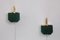 Green V271 Wall Lights by Hans-Agne Jakobsson, 1960s, Set of 2 4