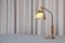 Lámpara de mesa de latón atribuida a Carl-Axel Acking, Suecia, años 50, Imagen 7