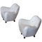 Swedish Sheepskin Easy Chairs, 1950s, Set of 2, Image 12