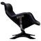 Chaise Carousel Mid-Century Noire par Yrjö Kukkapuro pour Haimi, 1960s 1