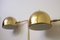 Swedish Model G-075 Wall Lamps in Brass from Bergboms, 1960s, Set of 2 7