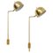 Swedish Model G-075 Wall Lamps in Brass from Bergboms, 1960s, Set of 2, Image 1