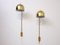 Swedish Model G-075 Wall Lamps in Brass from Bergboms, 1960s, Set of 2 3