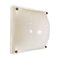 Modern Italian Ceiling White Acrylic Glass and Metal Lamp, 1970s 1