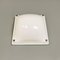 Modern Italian Ceiling White Acrylic Glass and Metal Lamp, 1970s 5