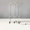 Modern Italian White Metal Toio Floor Lamps attributed to Castiglioni for Flos, 1970s, Set of 3 2