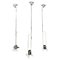 Modern Italian White Metal Toio Floor Lamps attributed to Castiglioni for Flos, 1970s, Set of 3 1