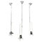 Modern Italian White Metal Toio Floor Lamps attributed to Castiglioni for Flos, 1970s, Set of 3, Image 1