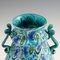 Grand Pot Millefiori avec Anses par Brothers Toso Murano, 1910s 5