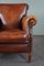 Vintage Sheep Leather Armchair, Image 11