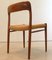 Mid-Century Danish Model 77 Lille Arden Dining Room Chairs by Niels O Möller, 1960s, Set of 4 7