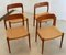 Mid-Century Danish Model 77 Lille Arden Dining Room Chairs by Niels O Möller, 1960s, Set of 4 9