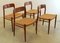 Mid-Century Danish Model 77 Lille Arden Dining Room Chairs by Niels O Möller, 1960s, Set of 4 14