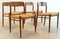 Mid-Century Danish Model 77 Lille Arden Dining Room Chairs by Niels O Möller, 1960s, Set of 4 1