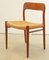 Mid-Century Danish Model 77 Lille Arden Dining Room Chairs by Niels O Möller, 1960s, Set of 4 16