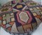 Vintage Wood & Wool Pouf 4