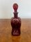 Victorian Ruby Glass Decanters, 1880s, Set of 2, Image 3