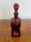 Victorian Ruby Glass Decanters, 1880s, Set of 2, Image 5