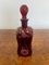 Victorian Ruby Glass Decanters, 1880s, Set of 2 4