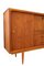 Credenza in teak con mobile bar e ante scorrevoli, Danimarca, anni '60, Immagine 12