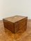 Antique Victorian Burr Walnut Inlaid Work Box, 1860 4