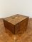 Antique Victorian Burr Walnut Inlaid Work Box, 1860 2