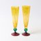 Multicolour Studio Glass Champagne Flutes, 1994, Set of 2 4