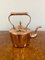 Kleiner antiker George III Wasserkocher aus Kupfer, 1800 1