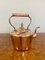 Kleiner antiker George III Wasserkocher aus Kupfer, 1800 2