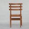 Mid-Century French Oak Dining Chairs, 1950s, Set of 6, Image 5