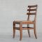 Mid-Century French Oak Dining Chairs, 1950s, Set of 6 3