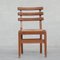 Mid-Century French Oak Dining Chairs, 1950s, Set of 6, Image 2