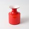 Red Glass Carnaby Vase by Per Lutken for Holmegaard, 1960s 2